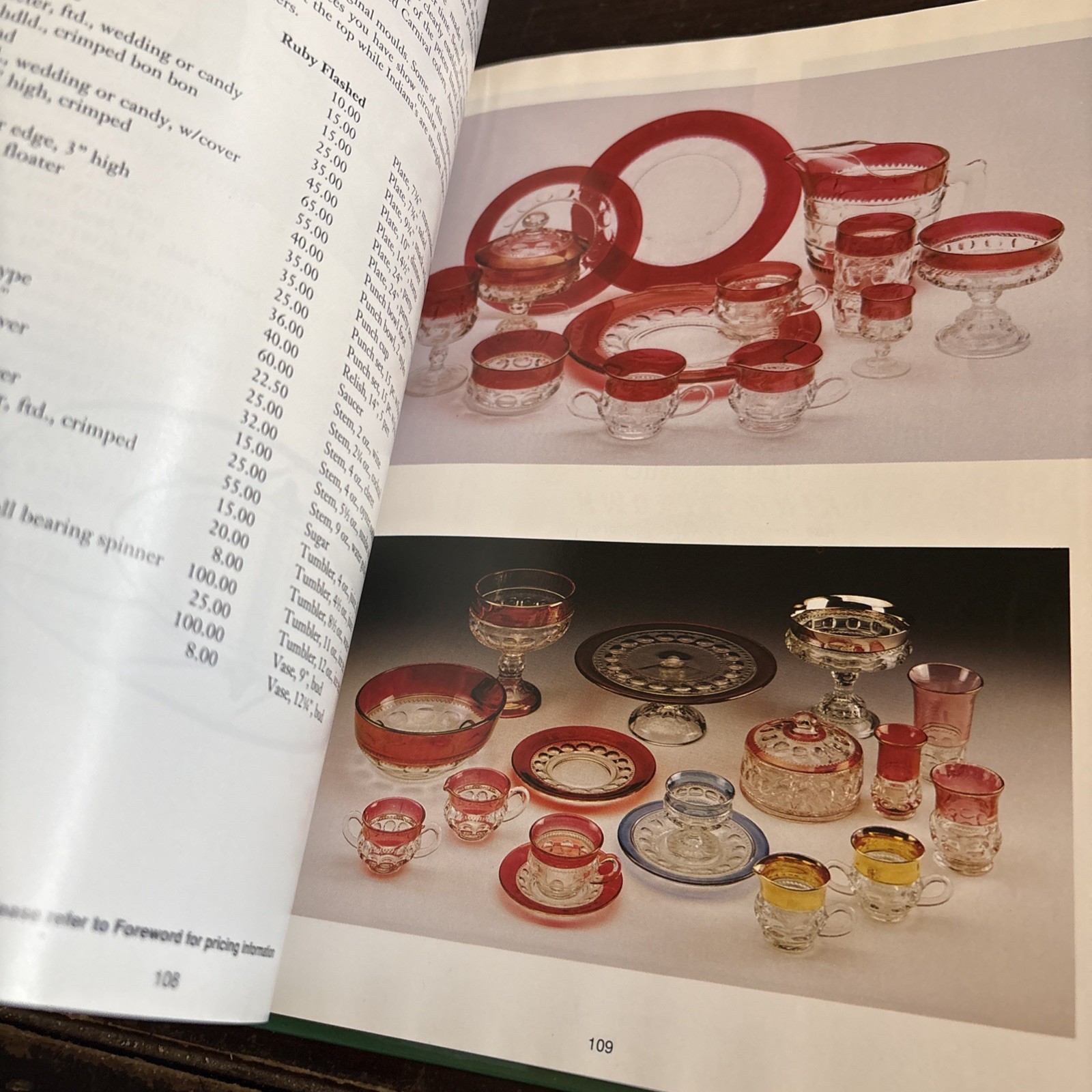Collectible Glassware from the 40s, 50s and 60s by Gene Florence Hardcover