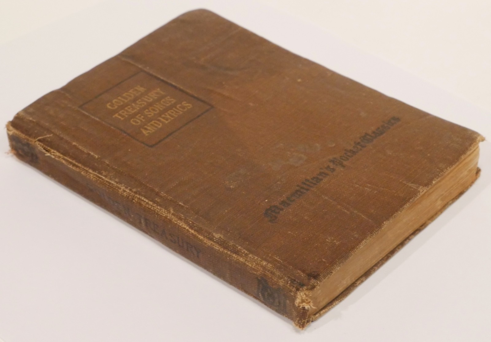 1918 Golden Treasury of Songs & Lyrics Macmillan’s Pocket Classics F.T. Palgrave