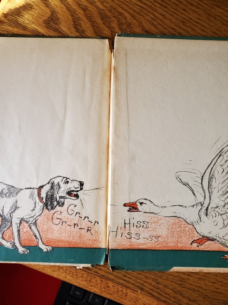 „Nicodemus and the Goose“ Hardback 1945 1st ed Printing Inez Hogan Vintage