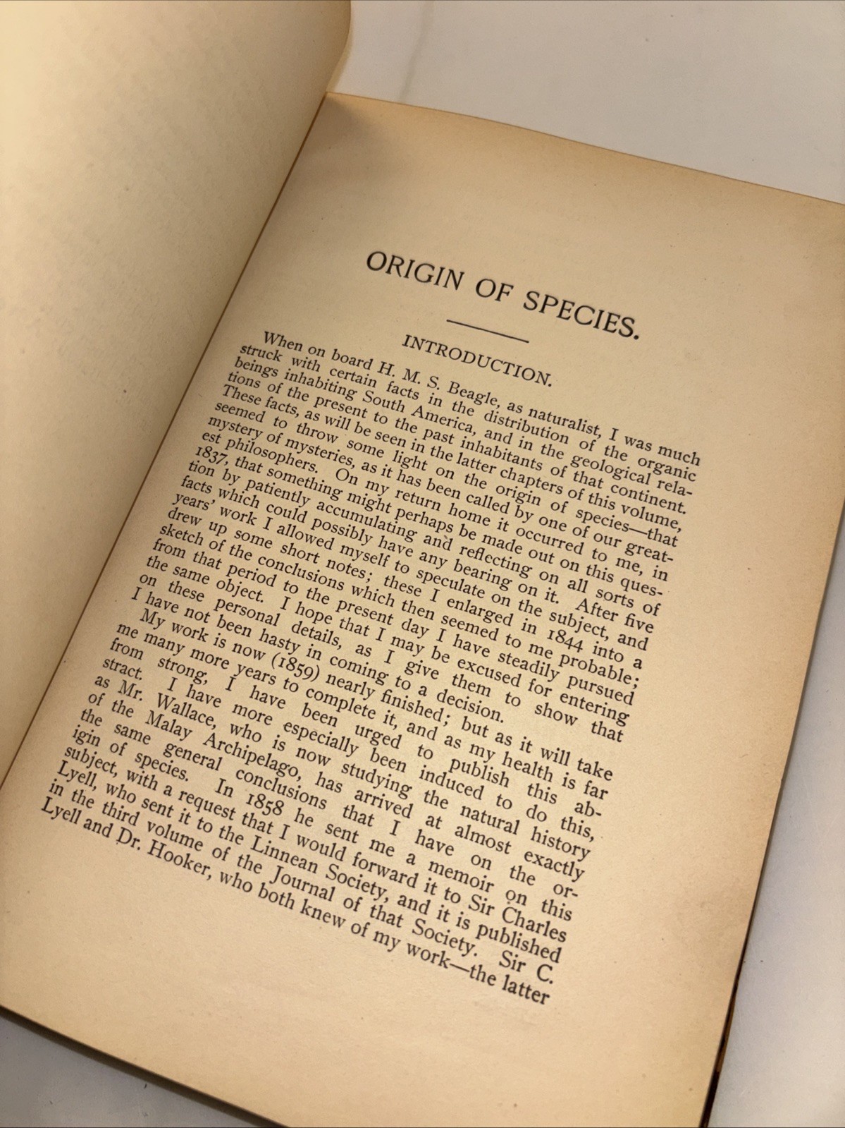 The Origin of Species Means Of Natural Selection. Charles Darwin. HC-1890-1891