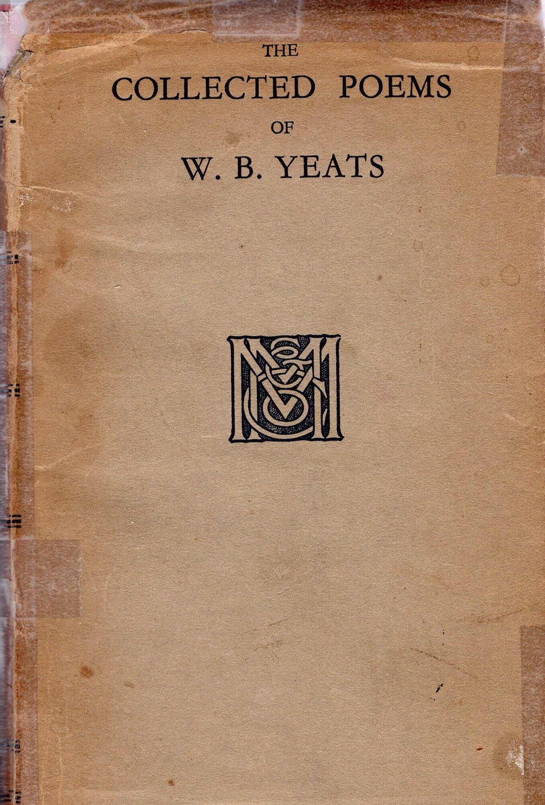 W B Yeats / The Collected Poems of W B Yeats 1937 Reprint