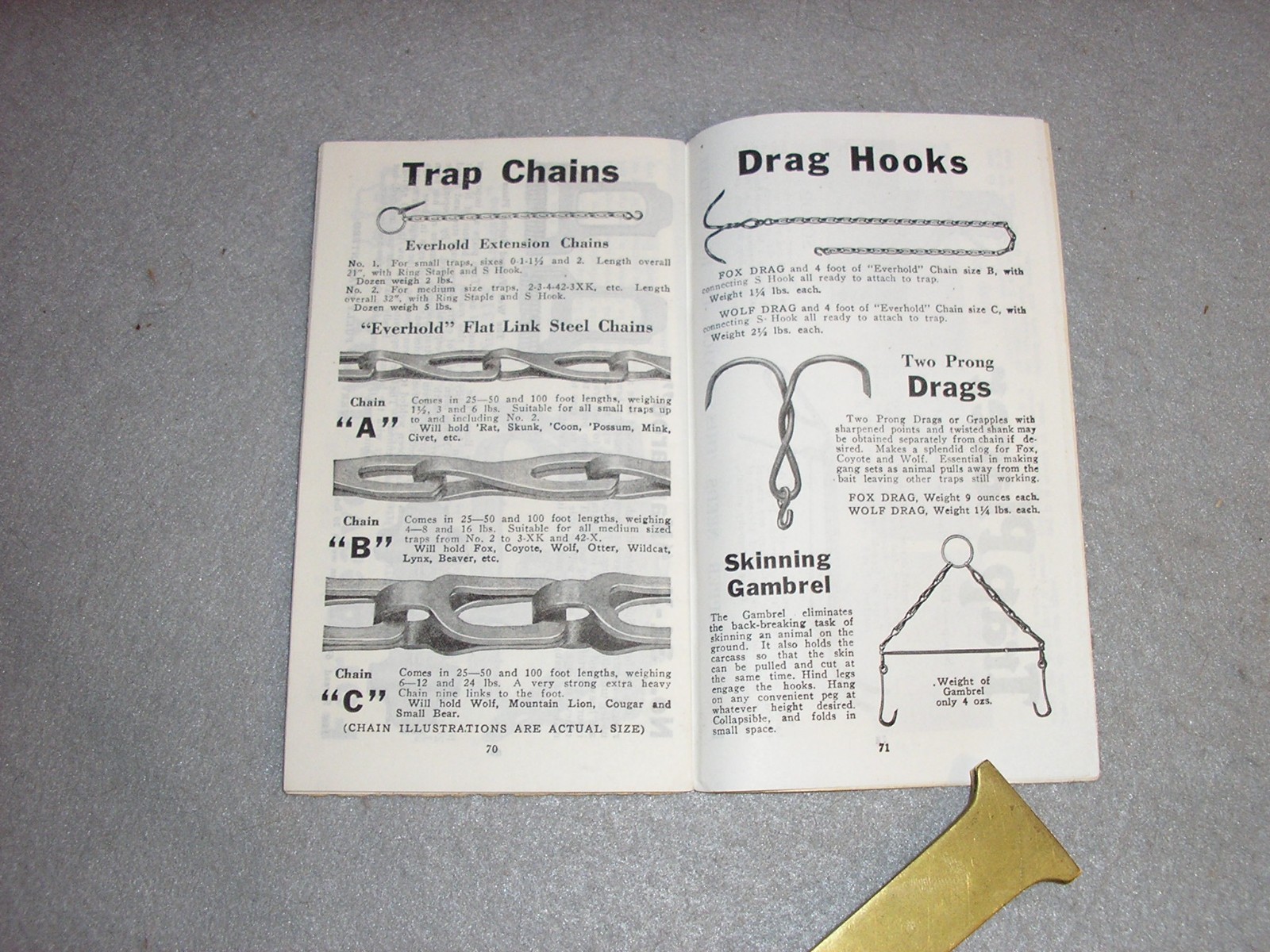 Antique Hunting Book Trapping Tricks Trapper’s Guide Methods Traps Catalog 1925
