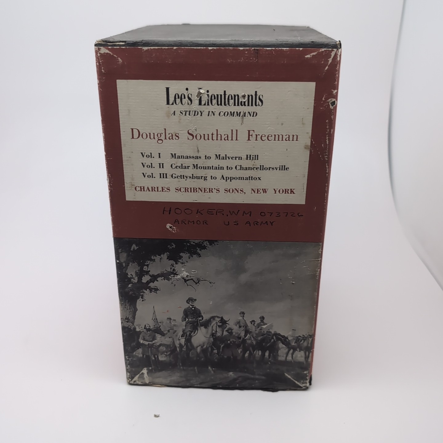 Lee’s Lieutenants Douglas S Freeman 1st Ed 3 Vol Set Civil War w/ Box HCDJ