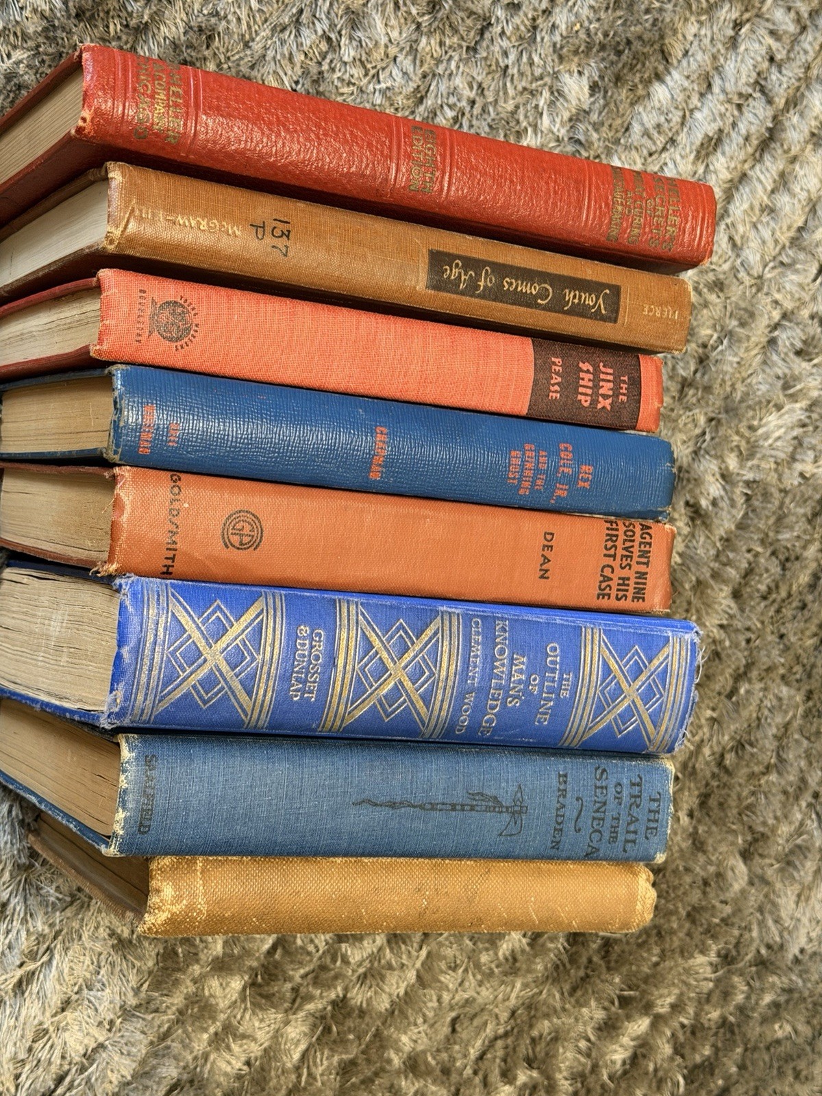 Vintage Book Lot of 8 Books From The Early To Mid 1900’s
