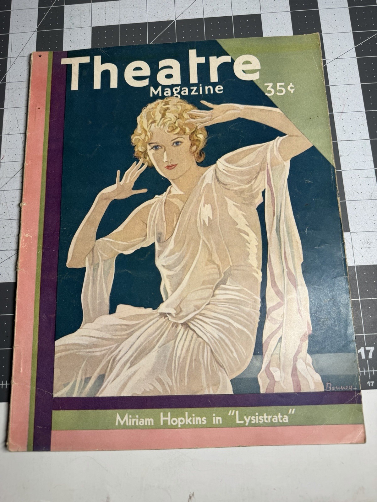 Vintage art deco style Theatre Magazine Miriam Hopkins Lysistrata 1930! Rare