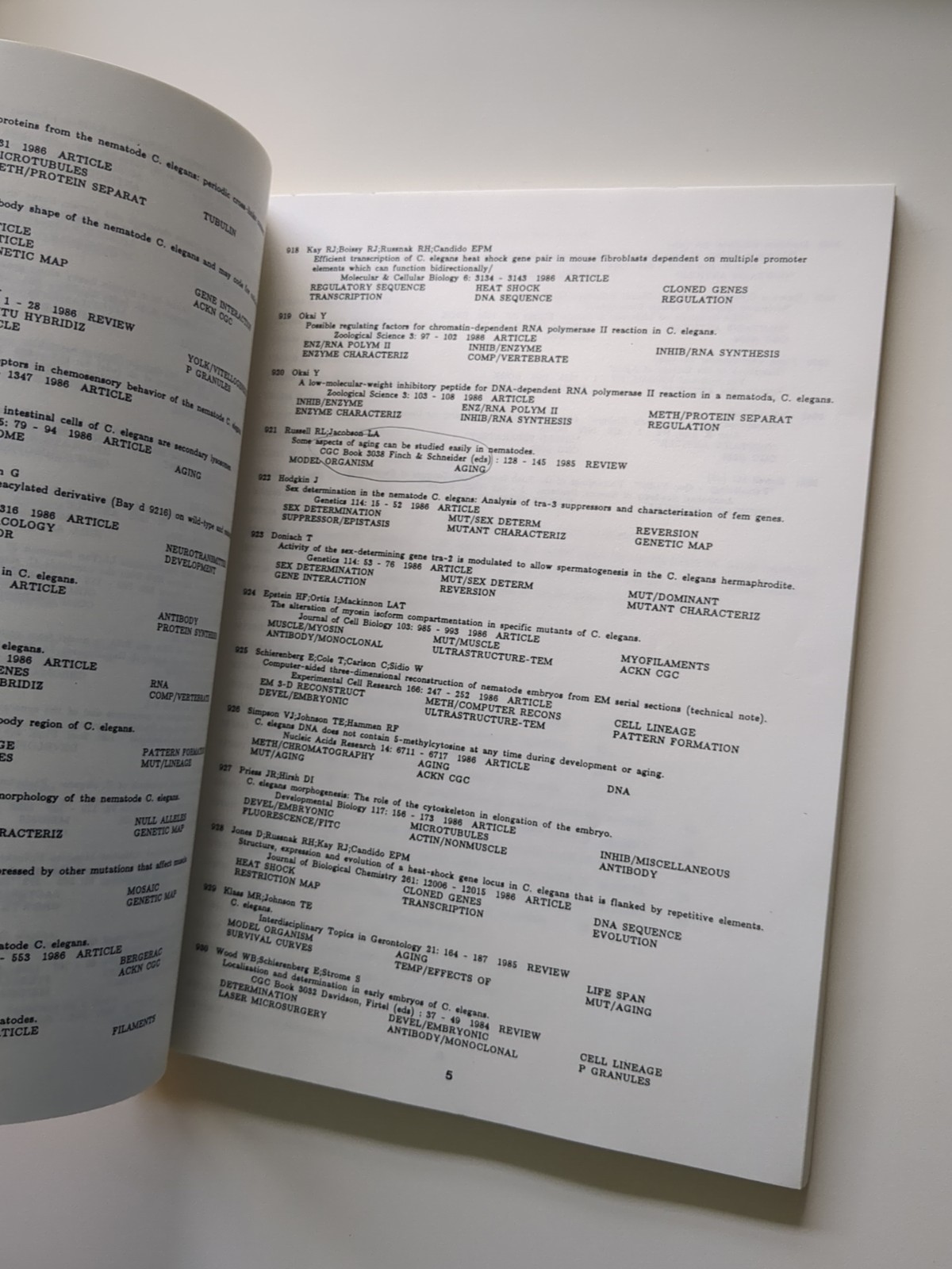 Worm Breeder’s Gazette Volume 9 No 3 1986 – George Poinar Jr. Estate