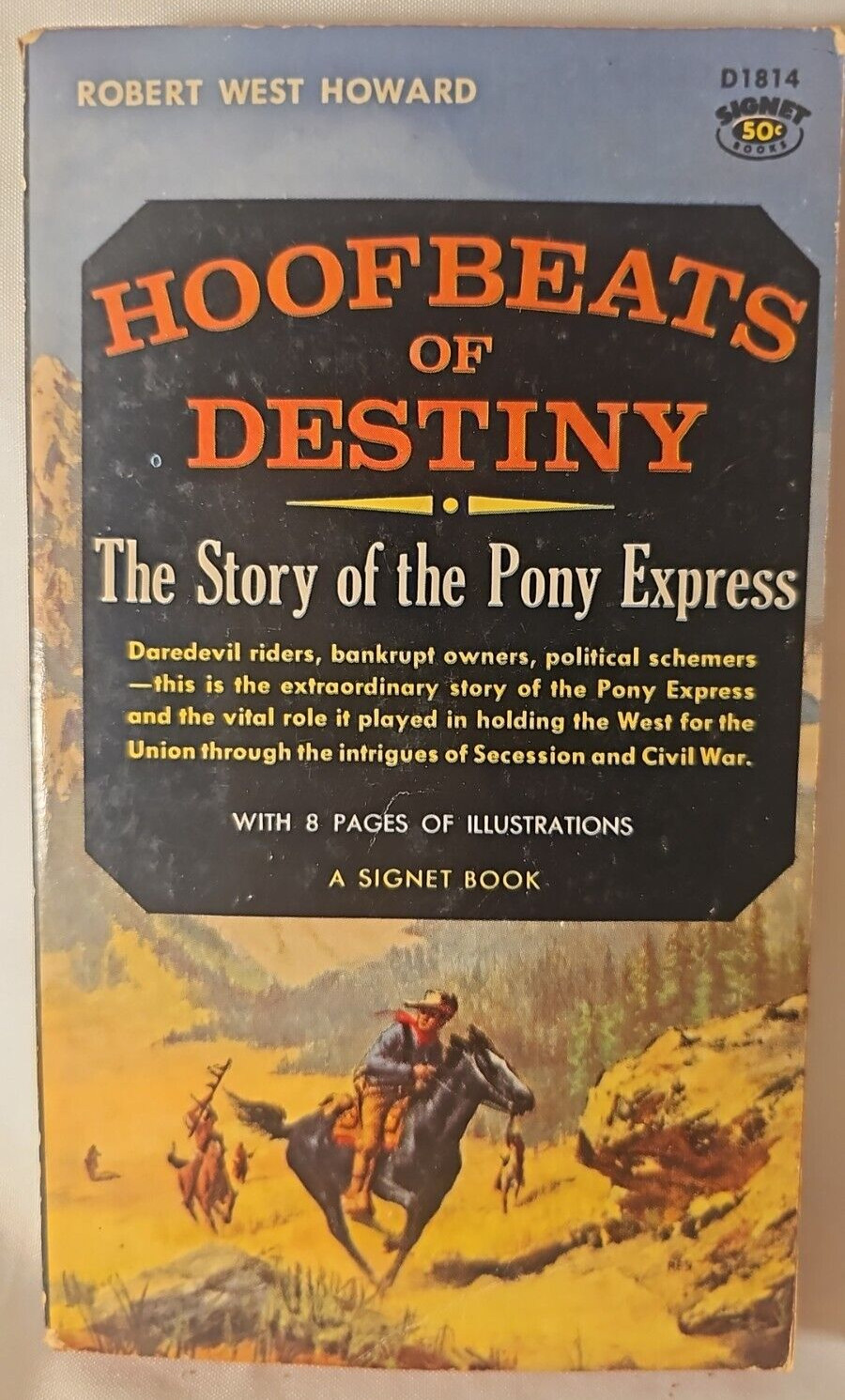 1st Edition Hoofbeats of Destiny Robert West Howard 1960