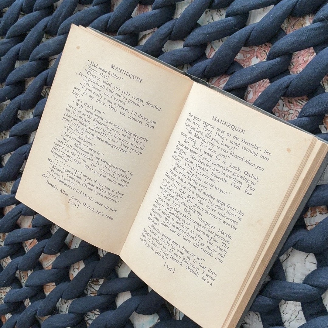 Mannequin by Fannie Hurst 1926 Decorative Cloth Hardcover Vintage