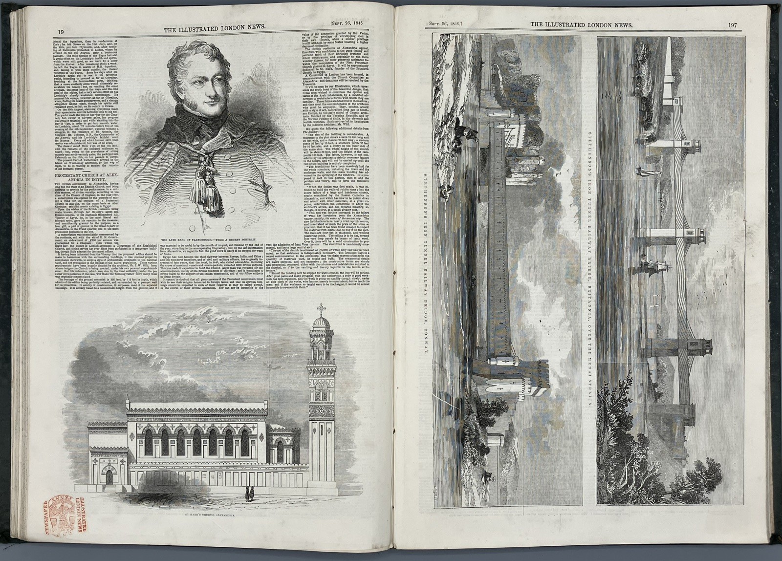The Illustrated London News 1846 Vol 9 Jul-Dec Kaffir War Wellington Statue