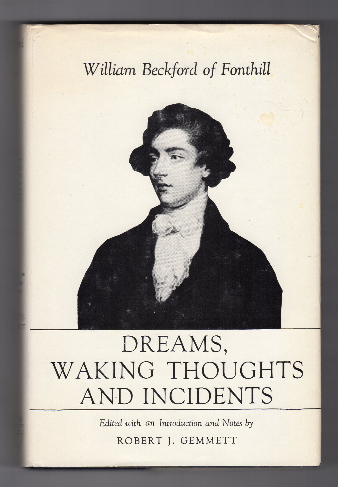 William Beckford DREAMS WAKING THOUGHTS & INCIDENTS First ed Fine Hardcover DJ