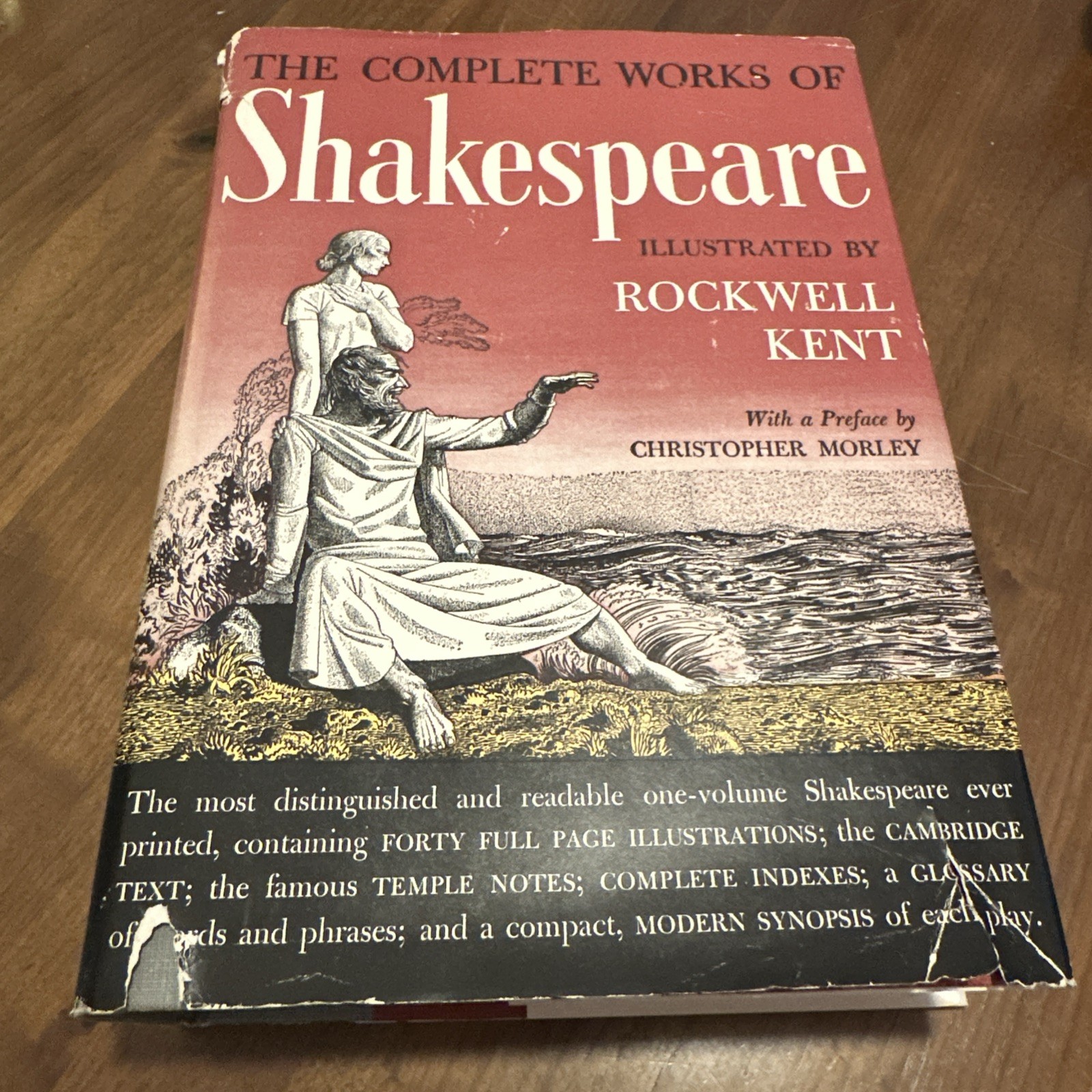 THE COMPLETE WORKS OF SHAKESPEARE Illustrated by Rockwell Kent HCDJ ©1936