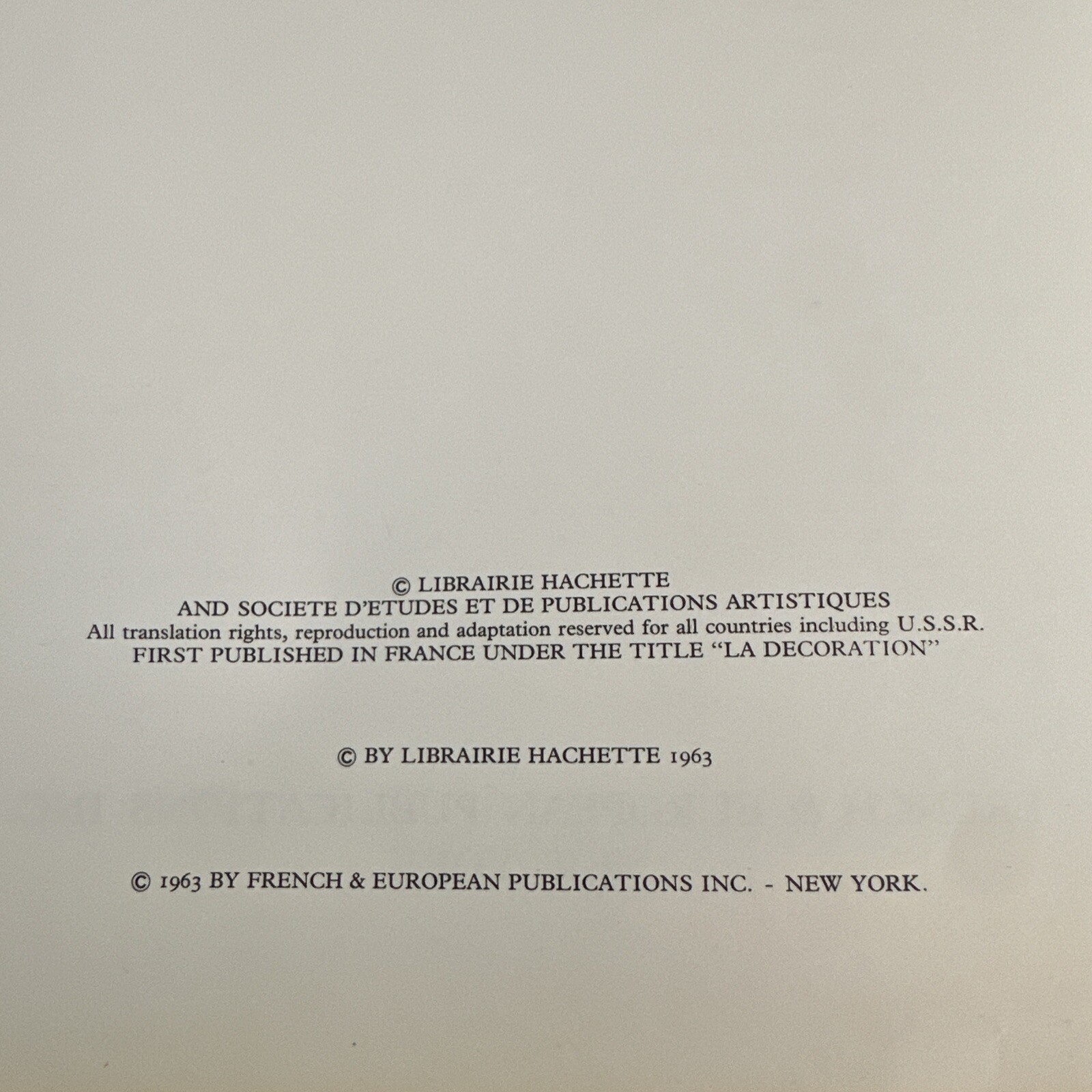 Decoration, Collection Connaissance des Arts