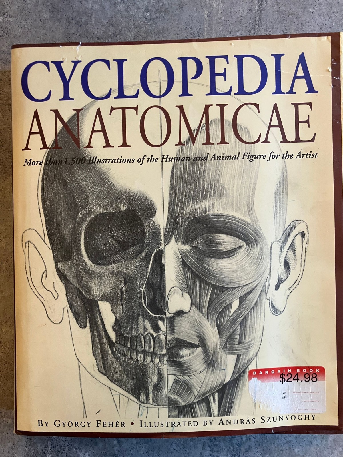Cyclopedia Anatomicae Gyorgy Feher Illustrated Anatomy Drawing Book 1996 HC