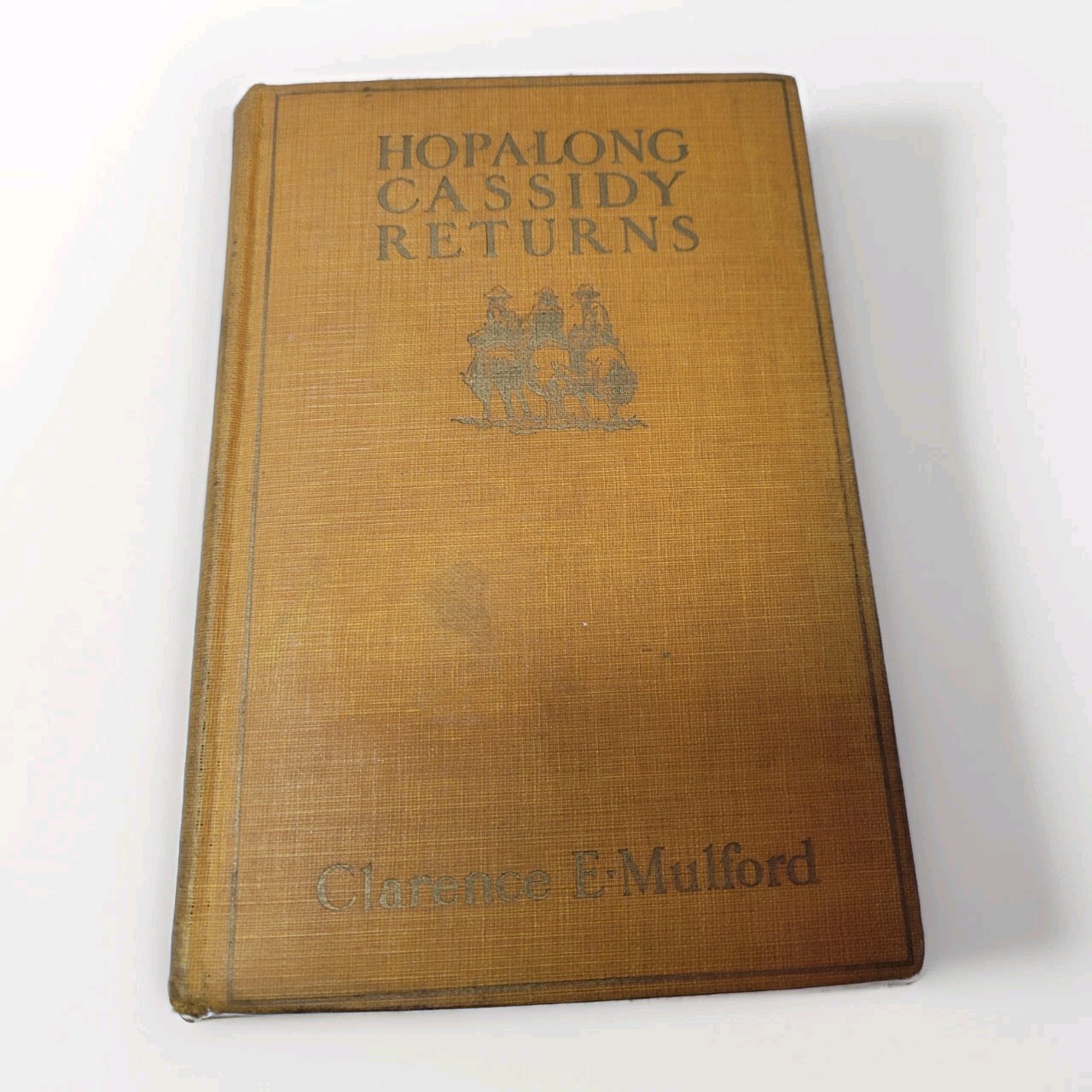 1924 Hopalong Cassidy Returns Clarence E Mulford A.L. Burt Antique Western