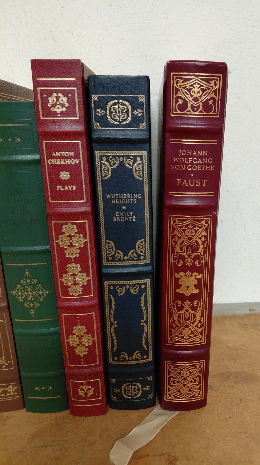 Franklin Library Leather Bound Books Set of 10 plus 1 Oxford Library