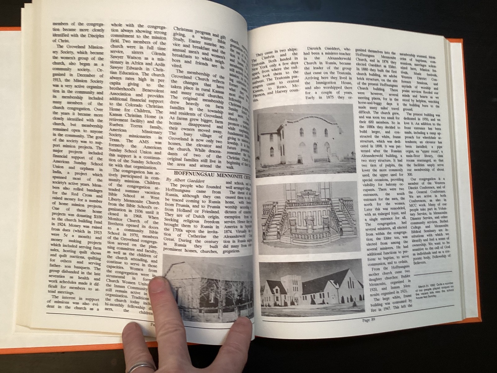 Inman Kansas: 1887-1987 CENTENNIAL HISTORY Illustrated HCDJ