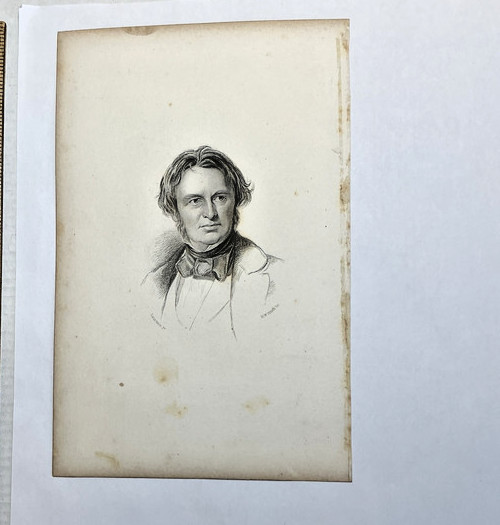 c1830 Samuel Rogers Portrait after Sir Thomas Lawrence W Finden Engraving
