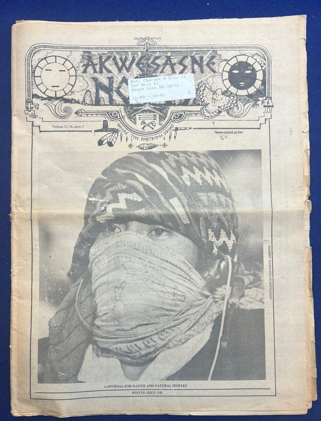 Akwesasne Notes Leonard Peltier Mohawk Native American Indian News Revolution