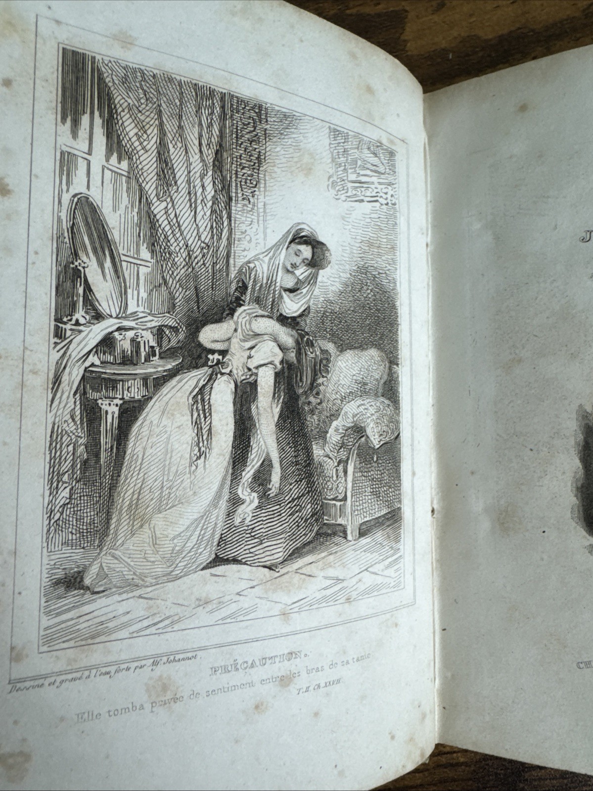 PRECAUTION BY JAMES FENIMORE COOPER 1827 1ST FRENCH COLL. ED. W/ ORIG. BOARDS