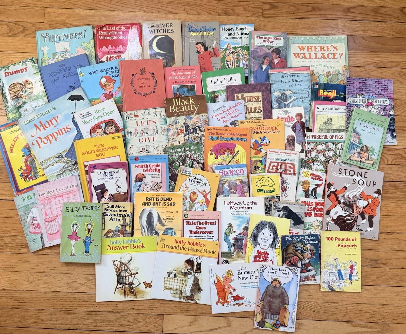 Lot of 55 Vintage Children’s & Young Adult Vintage Books from 1940’s-80’s