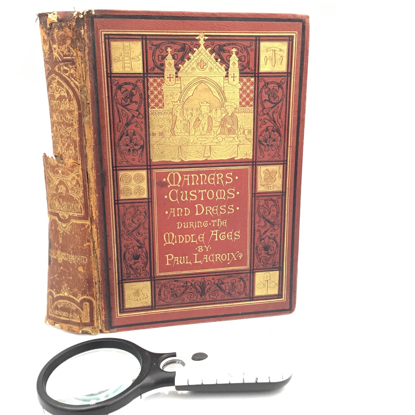 1876 Manners Customs Dress During The Middle Ages Paul Lacroix Hb All 19 Chromo
