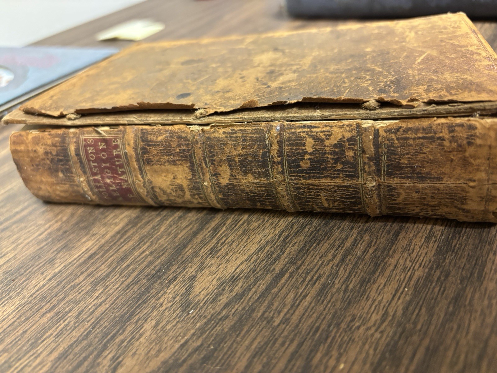Property Of 9th Pres. William Henry Harrison The Religion Of Nature By Wollaston