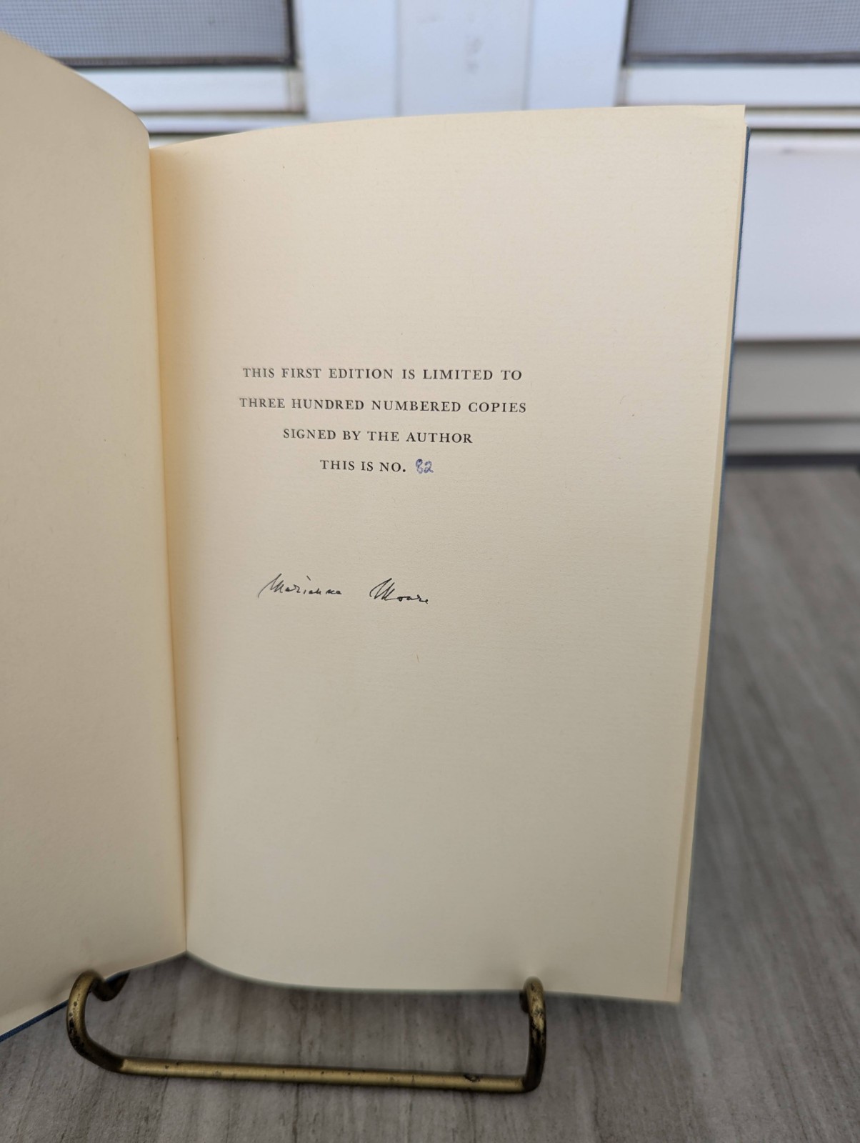 The Absentee: A Comedy in Four Acts by Marianne Moore 1st ed. 1962 SIGNED