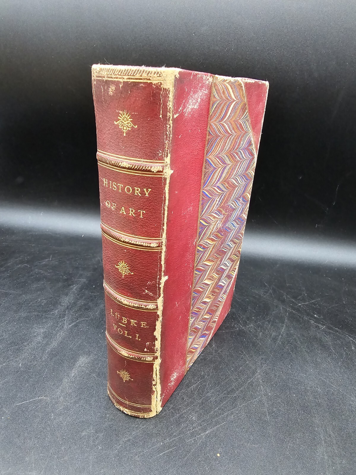 Outlines of the History of Art Volume 1 Dr. Wilhem Lubke 1881 HC Illustrated NY