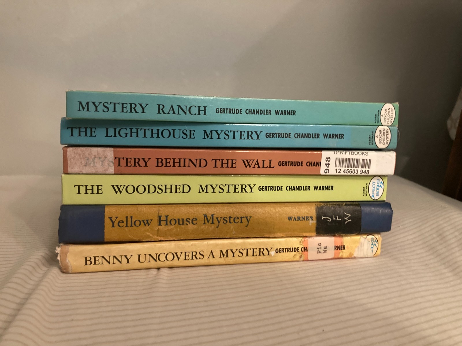 Lot of 6 boxcar children books mystery gretrude chandler warner used