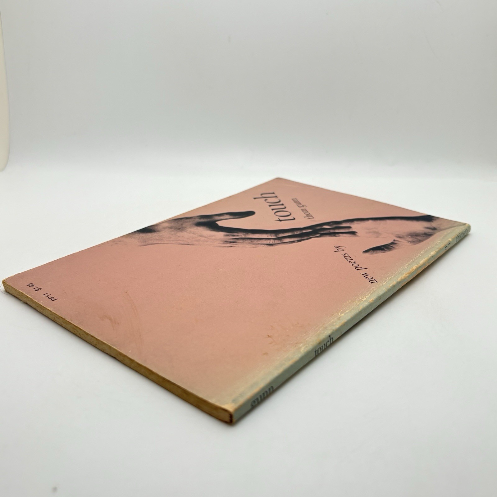 Touch Thom Gunn 1968 Univ Chicago Press PB Rare Hands Cover Poetry