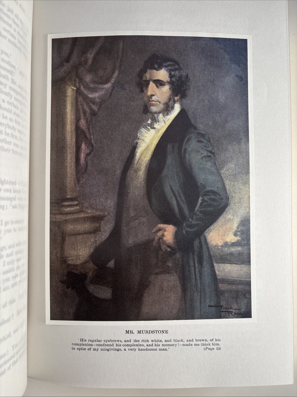 David Copperfield LEATHER Charles Dickens illust. Frank Reynolds blue limited