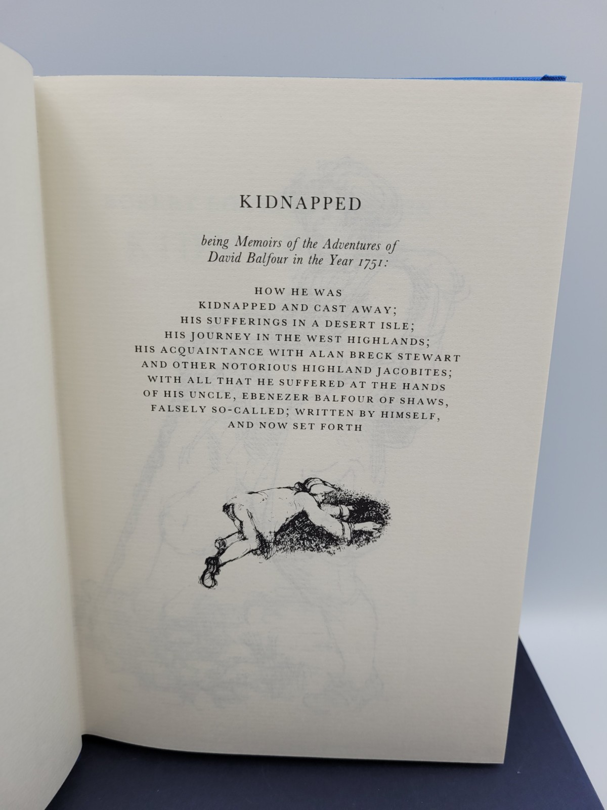 Kidnapped Robert Louis Stevenson Folio Society Ltd 1987 2nd Impression Book