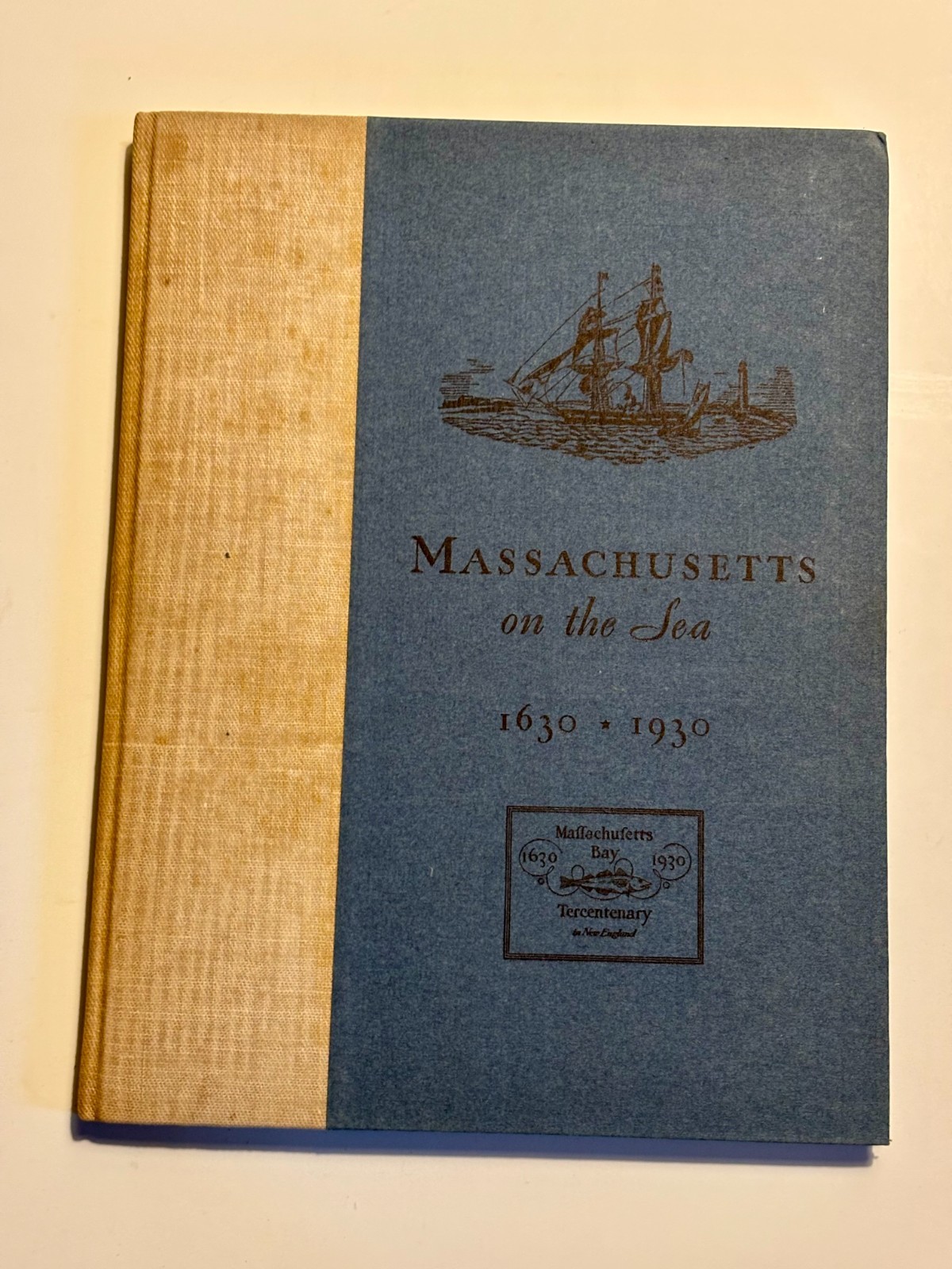 Vintage Hardcover Book – Massachusetts on the Sea