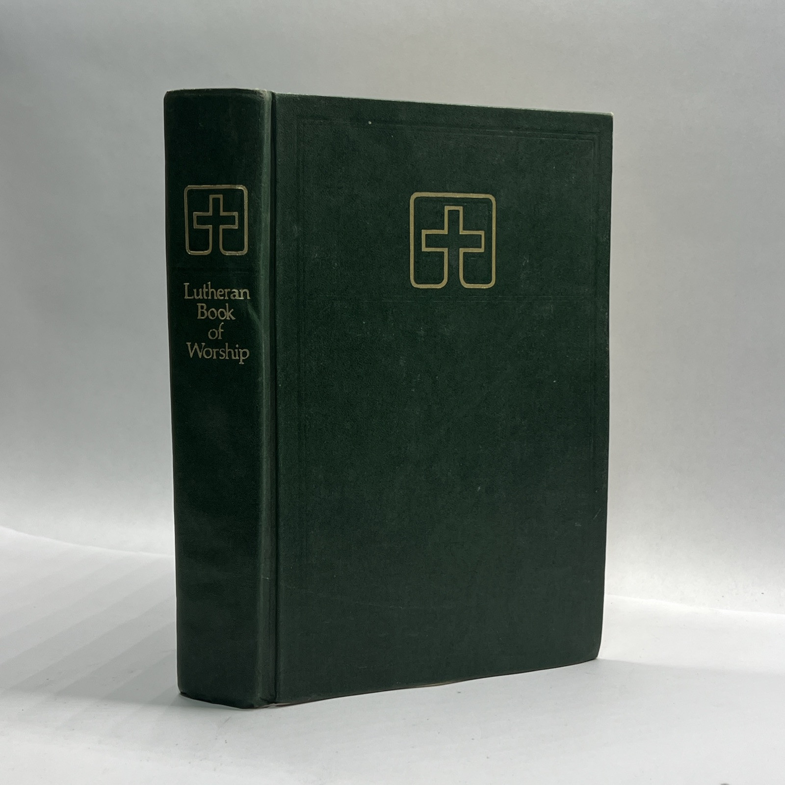 1978 Lutheran Book of Worship Green Faux Leather Pocket Edition
