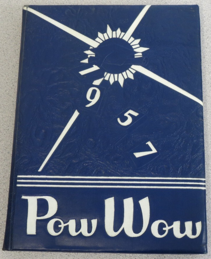 Pow Wow Yearbook Junction City Sr High School – 1957