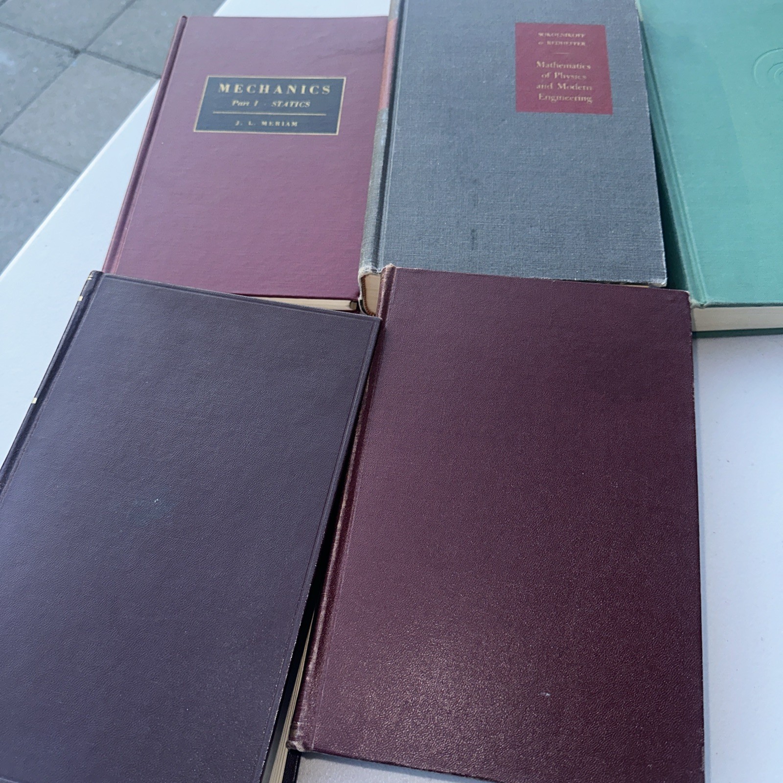 Vintage Mid-Century Engineering Physics Math Textbook Lot (5 Books) 1950s-1960s