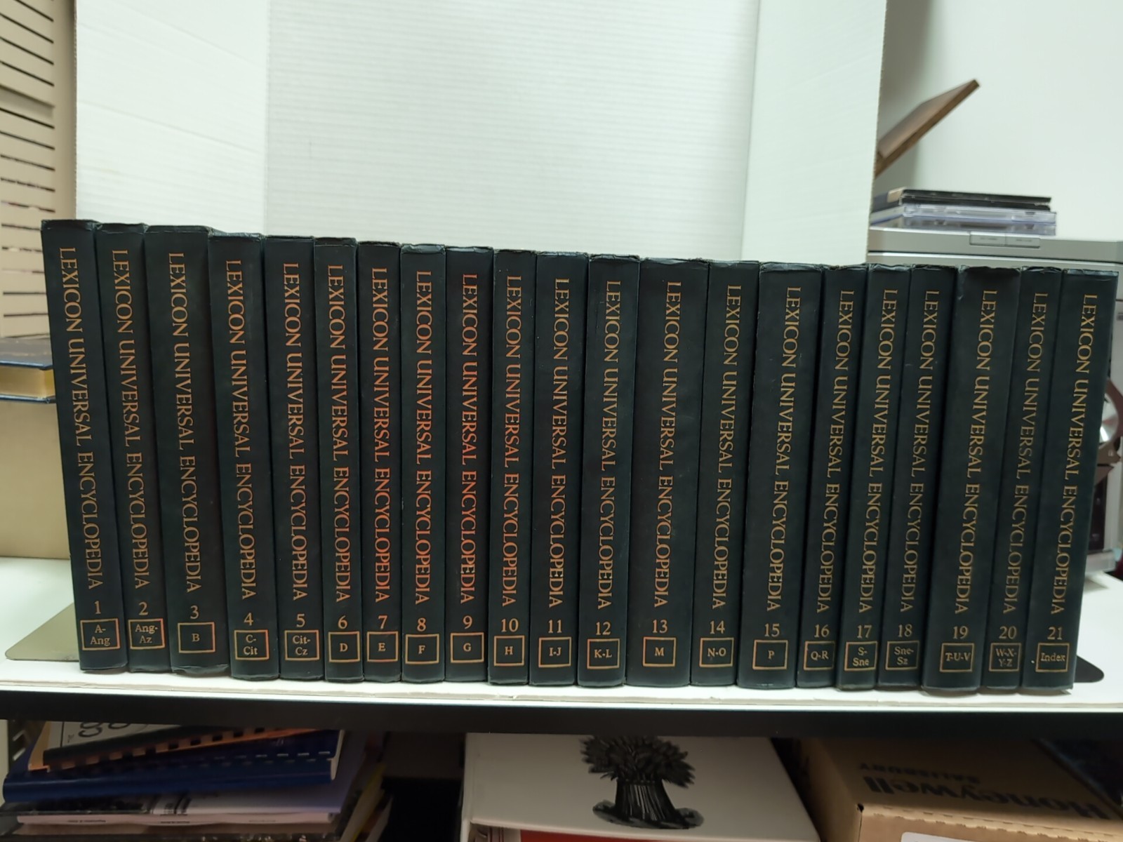 Lexicon Universal Encyclopedia 21 Vol set 1989 Reference Complete w/ Index