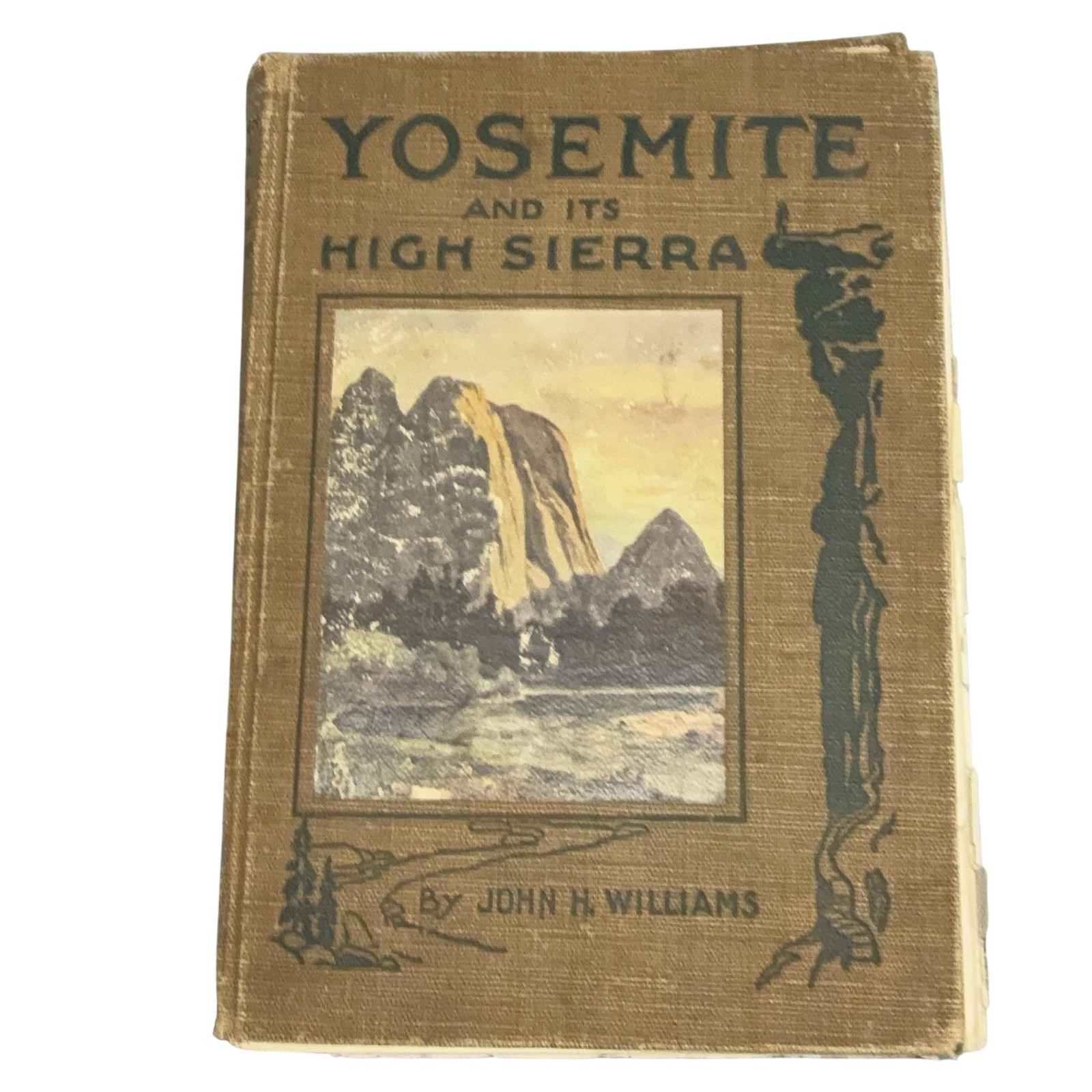 Vintage Yosemite And Its High Sierra John H Williams HC Brown USA Photos Park
