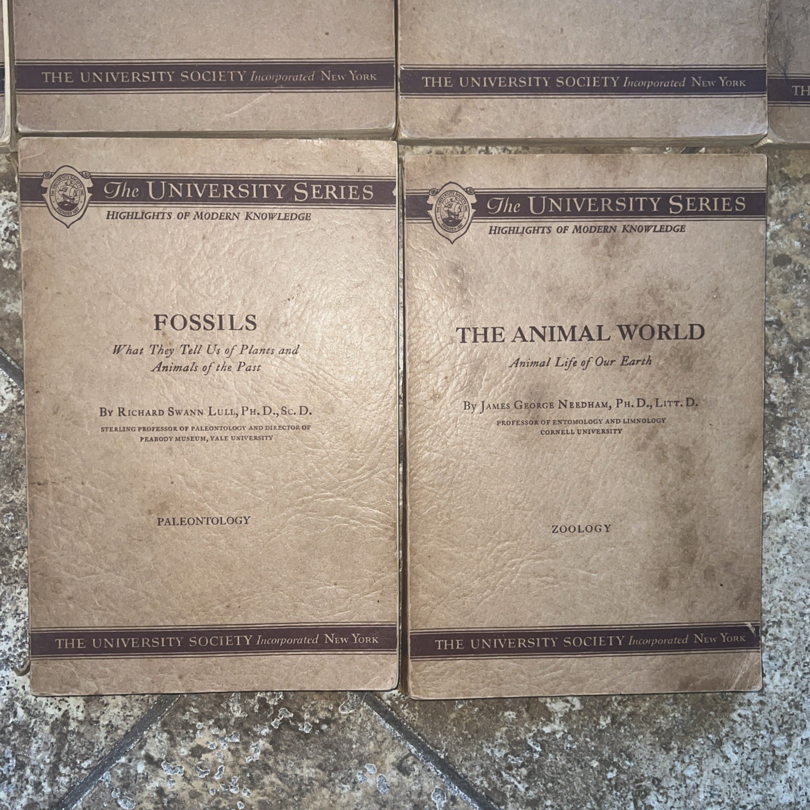 University Series Highlights Of Modern Knowledge Science Books 1930s SET Of 10