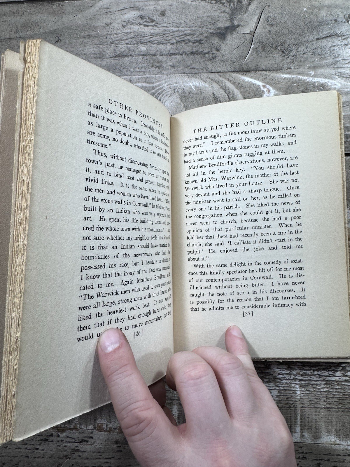1925 Antique Literary Criticism “Other Provinces” Van Doren, Dust Jacket