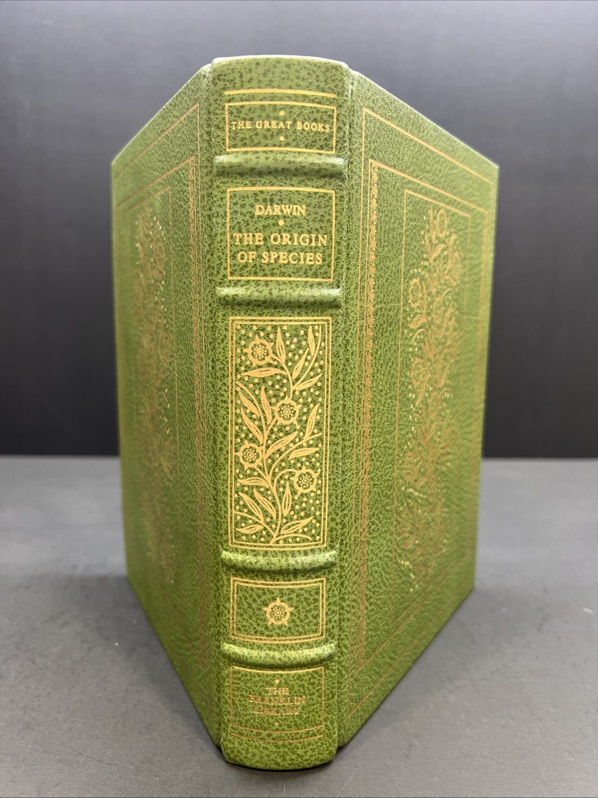 The Origin of Species Charles Darwin Franklin Library Great Books Western World