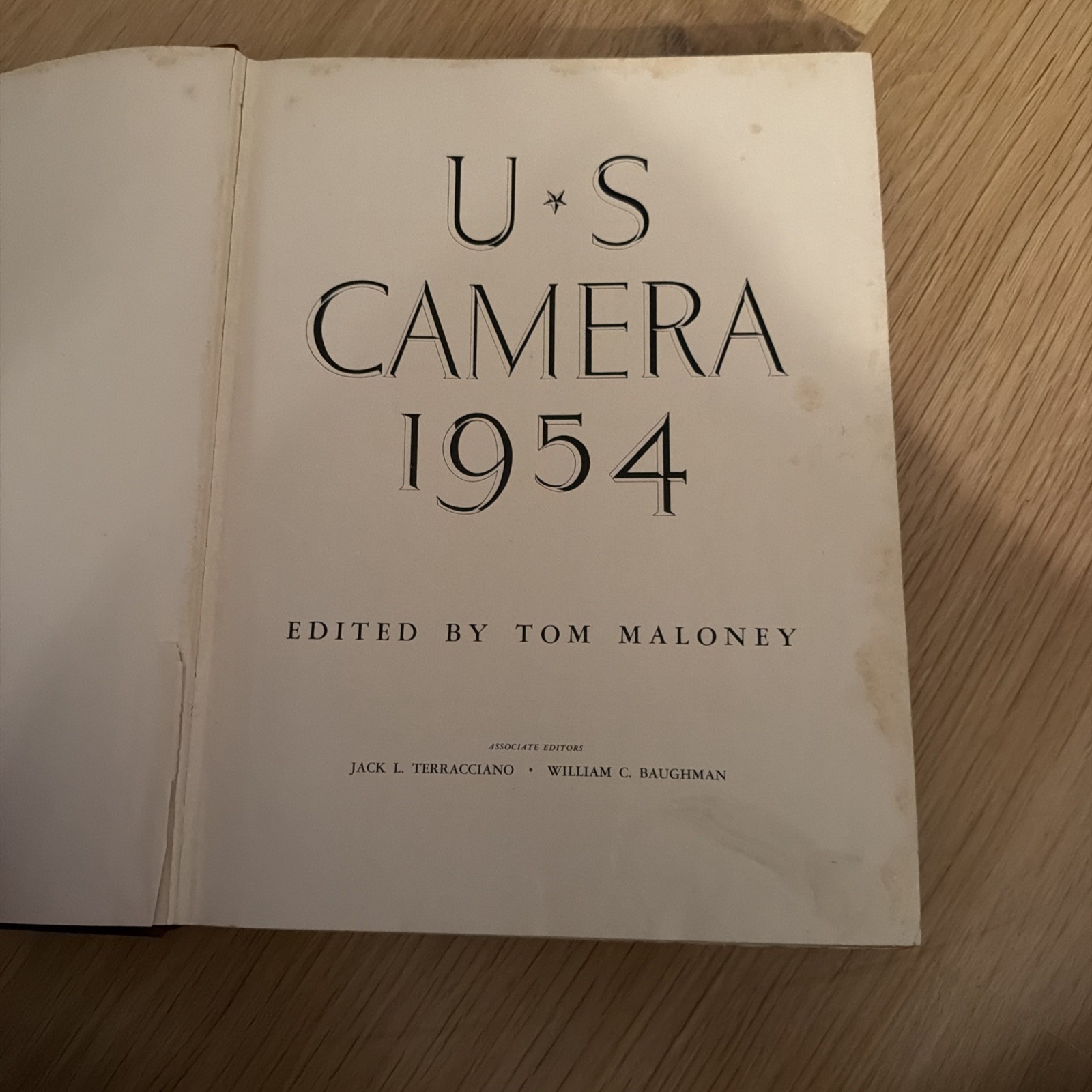 Vtg U.S. Camera 1954 Hardcover Book First Edition Tom Maloney Korean War Photo