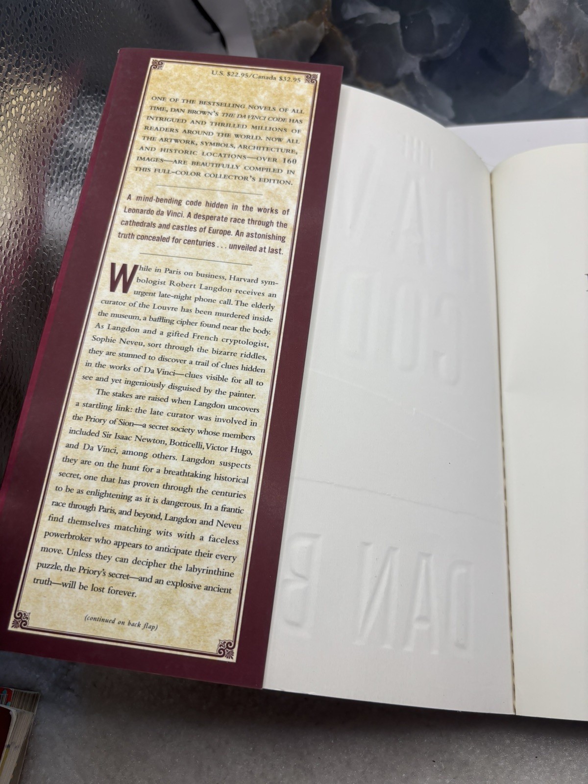 Dan Brown / THE DA VINCI CODE Special Illustrated Edition 2004