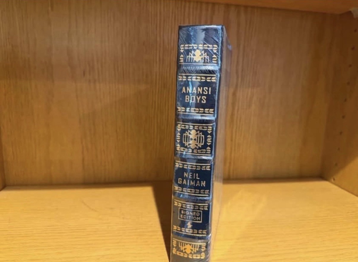 Easton Press NEIL GAIMAN: Anansi Boys SIGNED SEALED