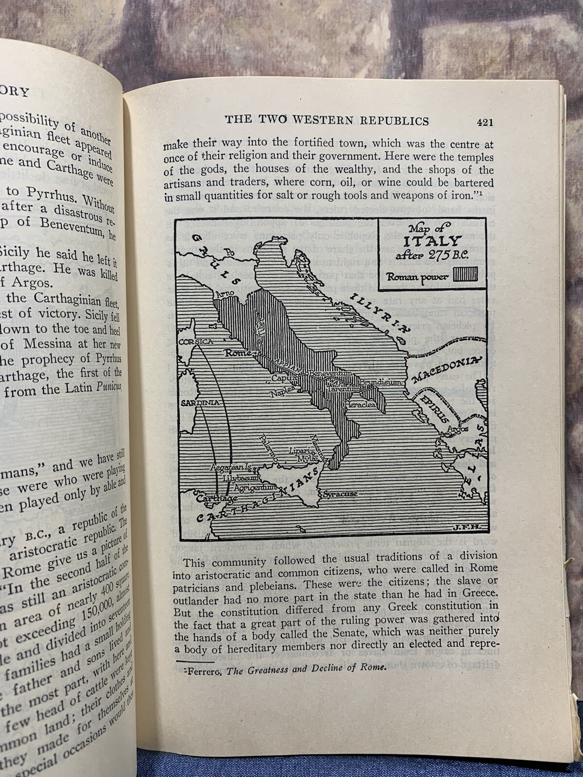 The Outline of History H.G. Wells 1949 Garden City HC Vintage History Book