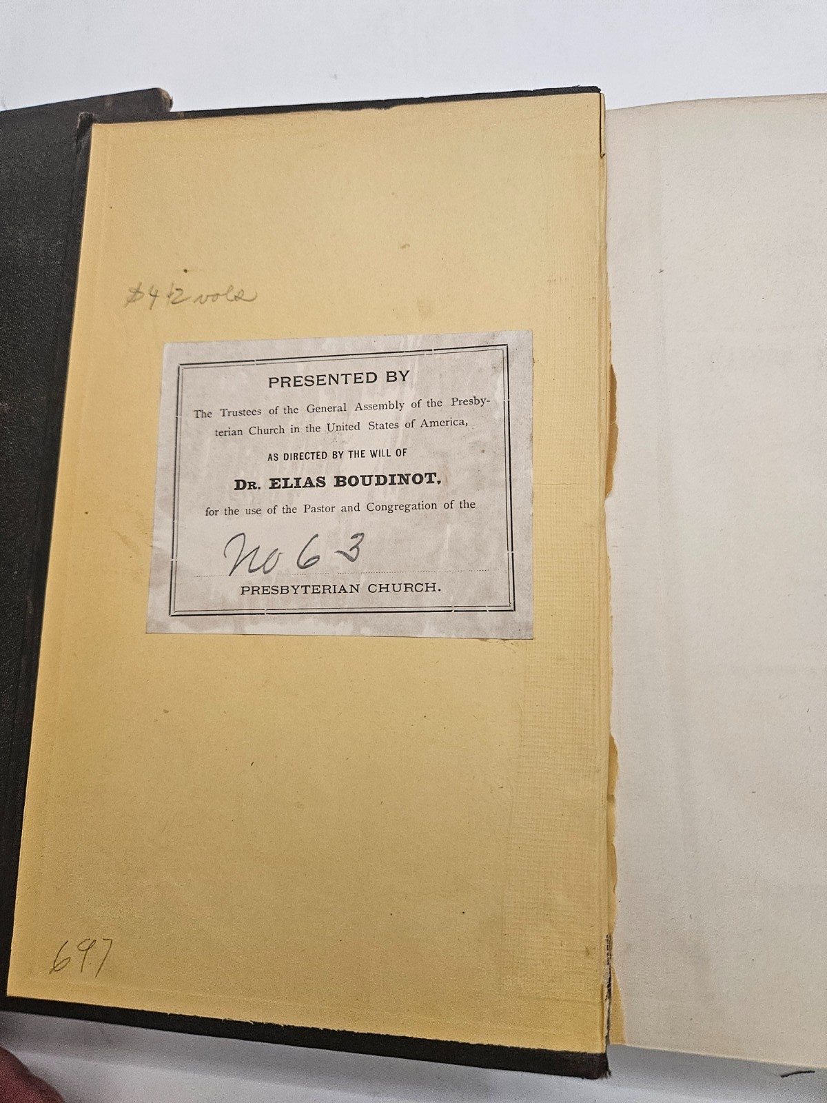 Robert Leighton: 2 Volume Commentary 1 Peter (1864): Estate of Elias Boudinot