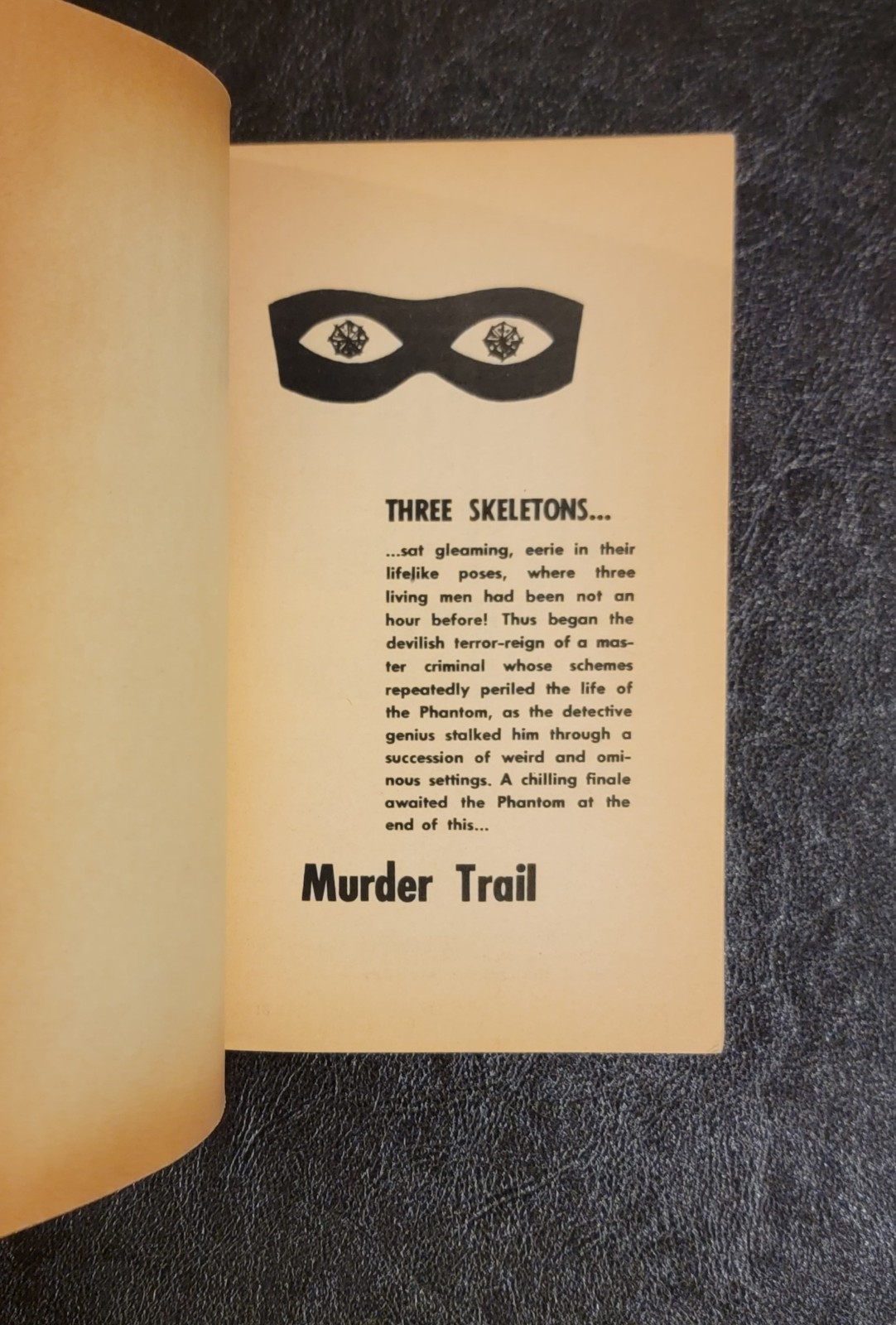 The Phantom Detective Murder Trail Corinth CR110 1965 Bonfils Cover