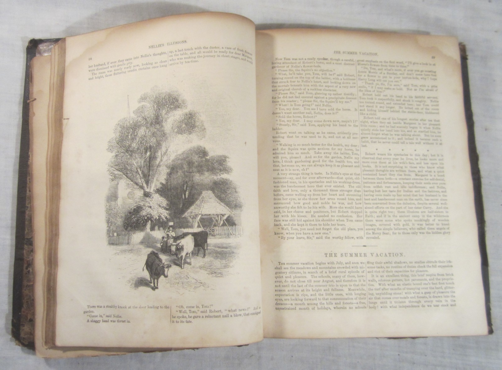 MRS. STEPHENS ILLUSTRATED NEW MONTHLY Magazine — Volume 1 – July-December, 1856