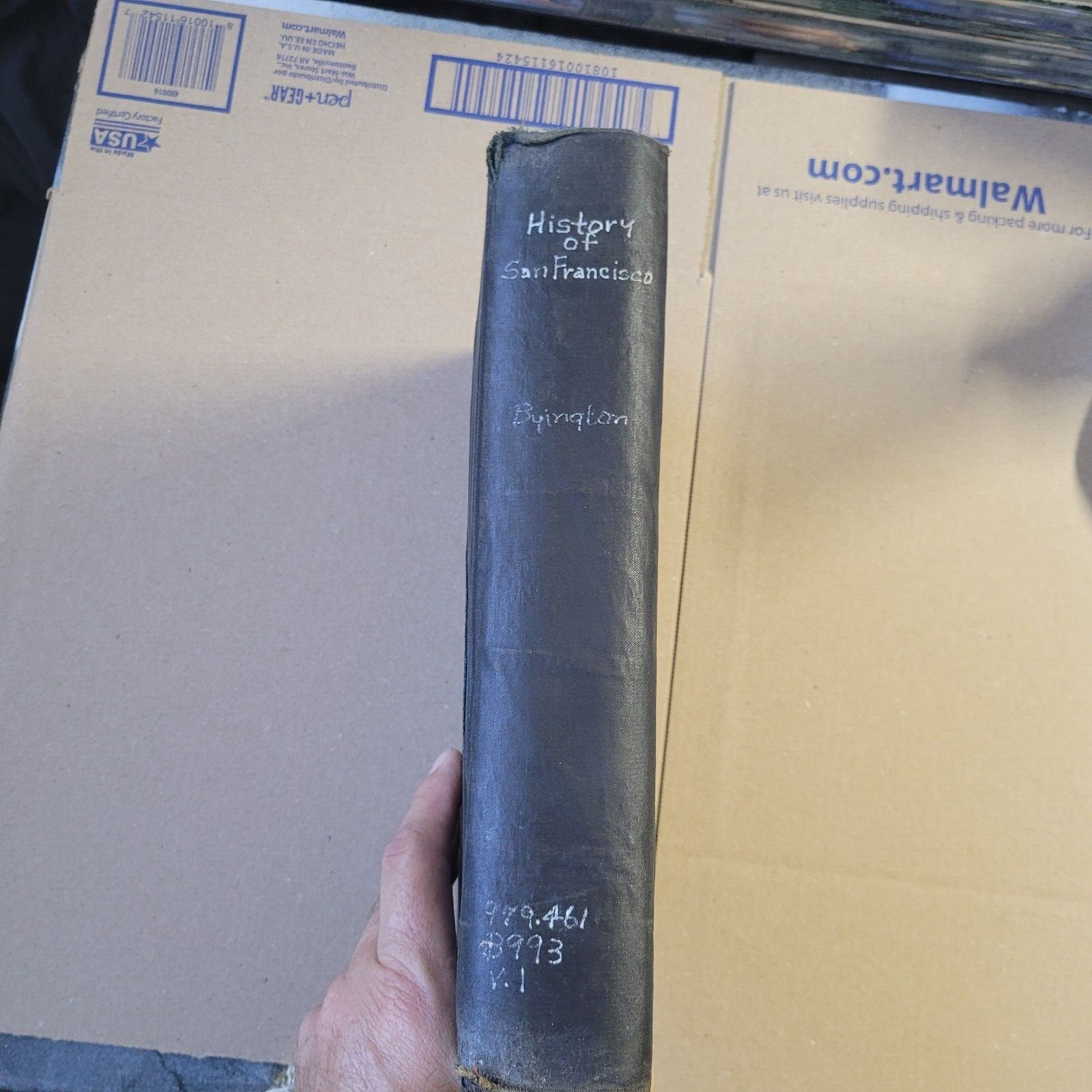 1931 San Francisco History Book Volume 1 illustrated Ex Library