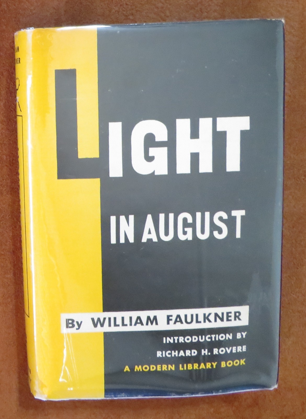 modern library light in august by faulkner hardcover w/jacket #88